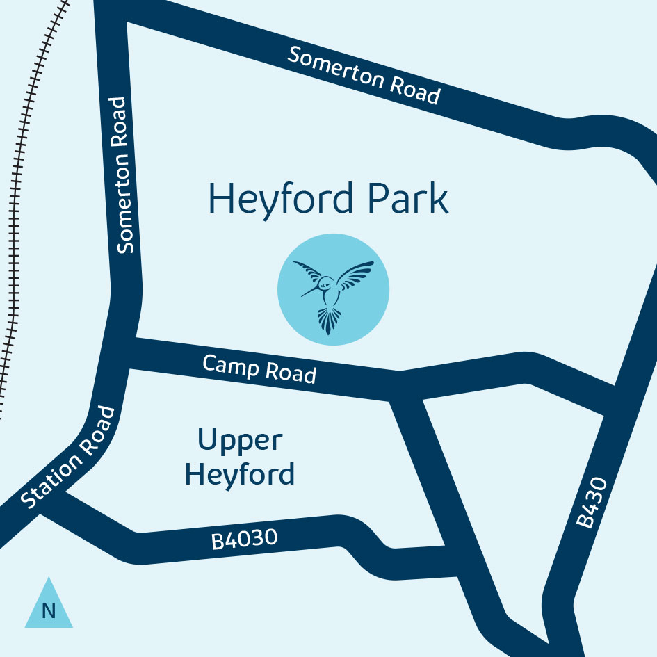 Development map for heyford park